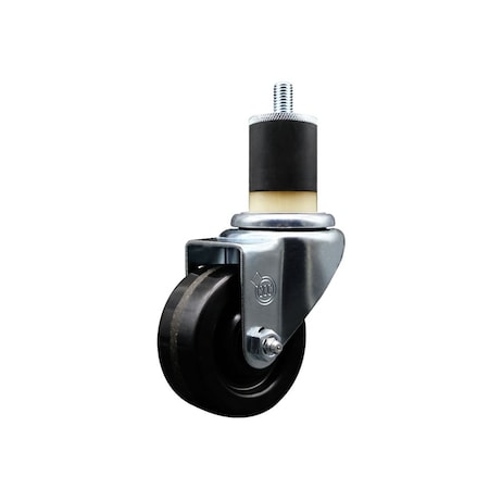 Service Caster 3'' Phenolic Wheel Swivel 1-7/8'' Expanding Stem Caster SCC-EX20S314-PHR-178